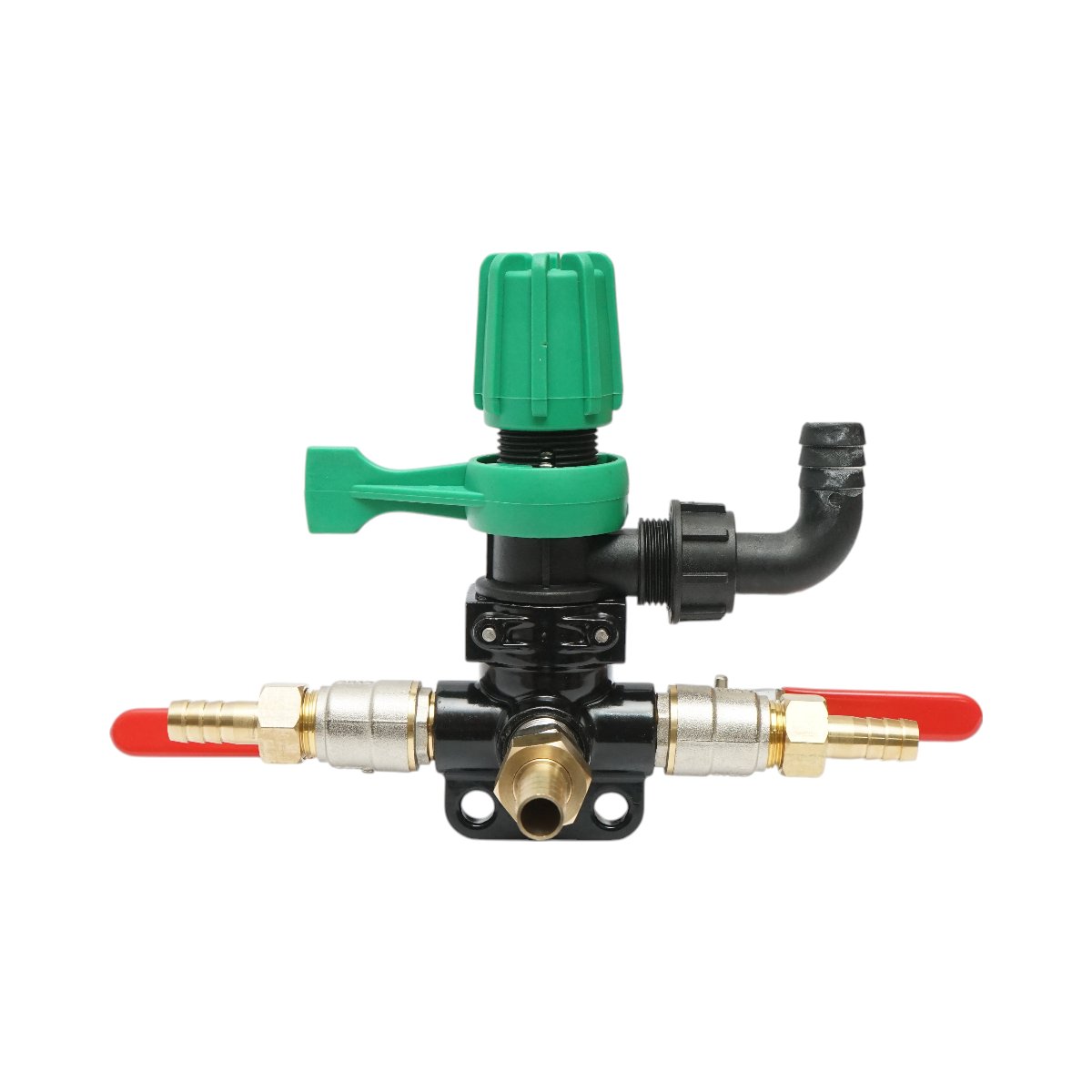 Distribuitor cu 2 cai, manometru glicerina inclus pentru erbicidator